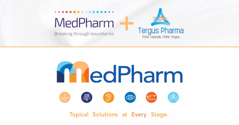 MedPharm, Ltd. and Tergus Pharma Merger Forms Topical and Transepithelial CDMO Leader