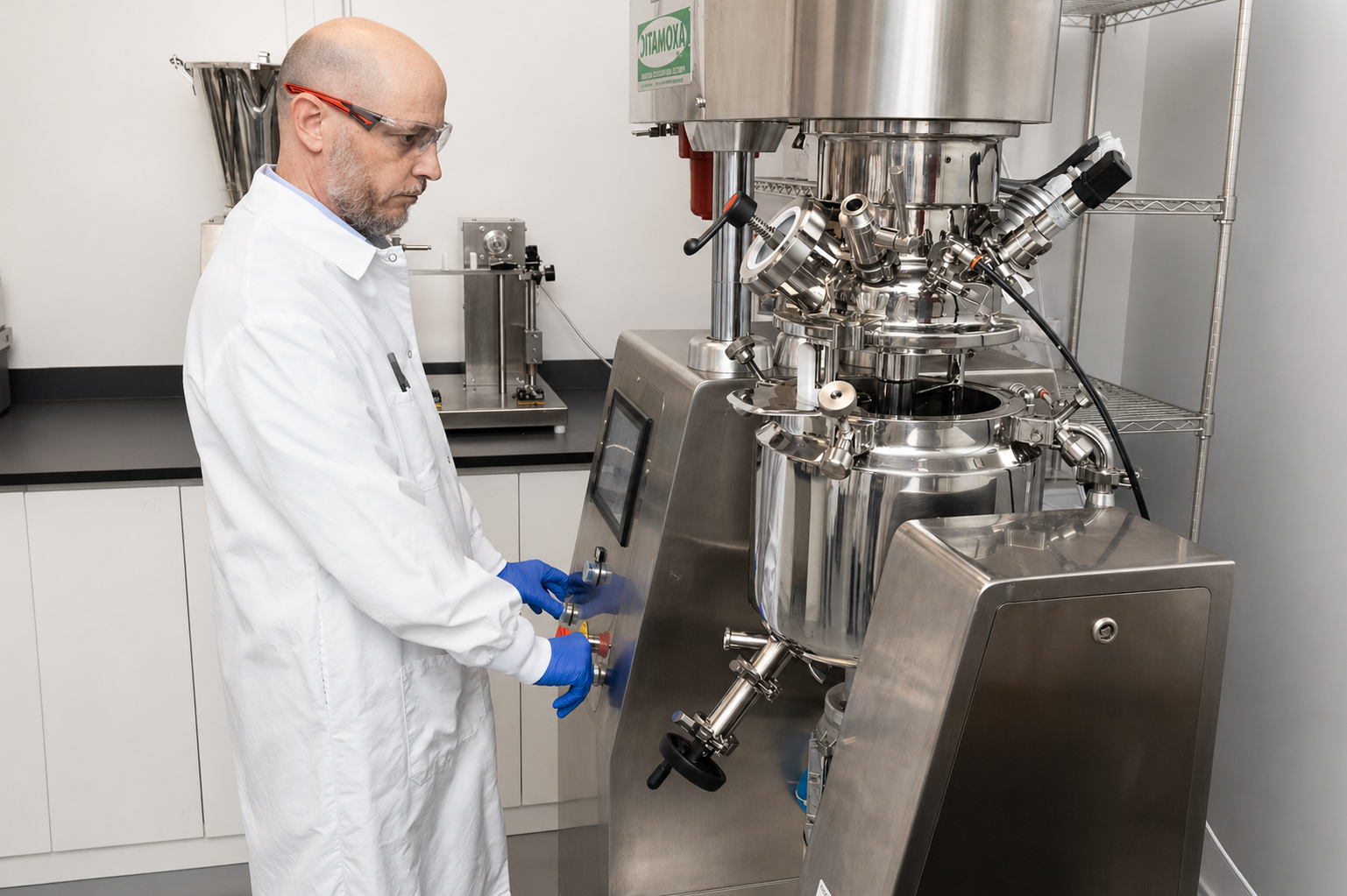 pharmaceutical process development and scale-up manufacturing equipment