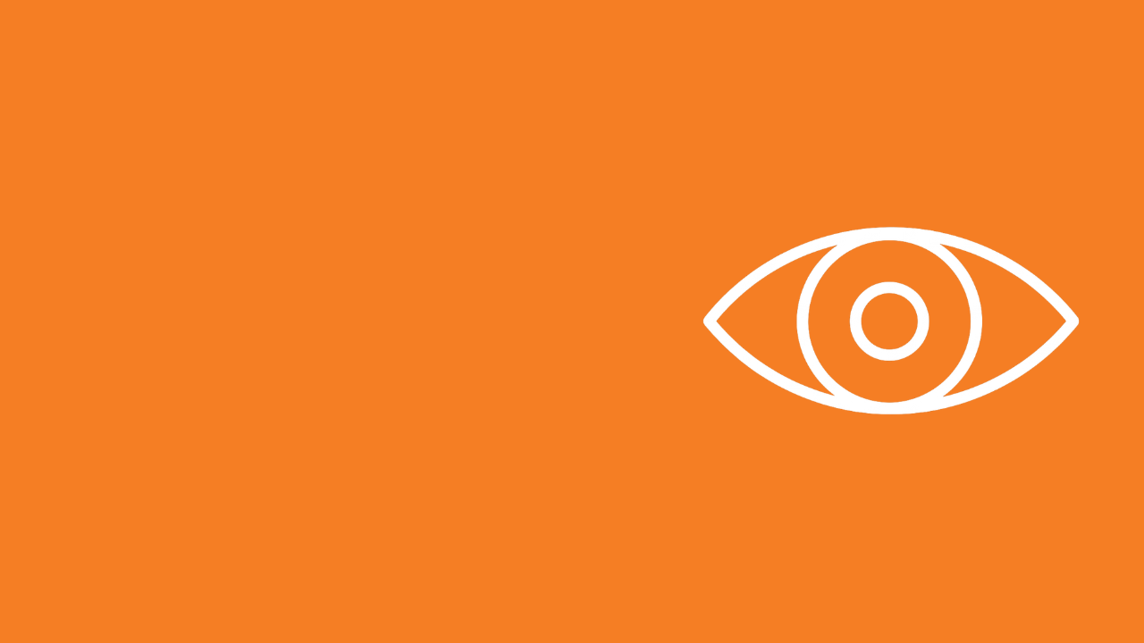 Eye icon representing ocular drug delivery