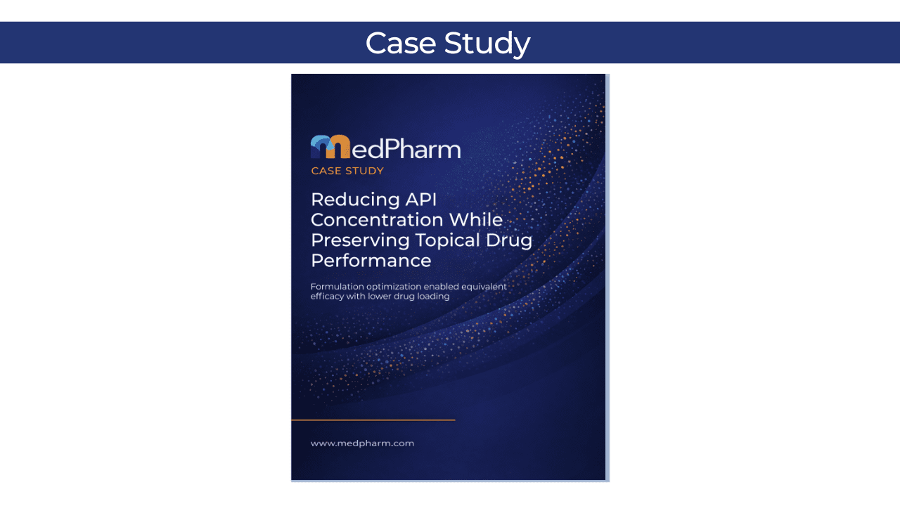 Reducing API Concentration While Preserving Topical Drug Performance