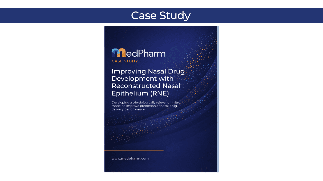 Improving Nasal Drug Development with Reconstructed Nasal Epithelium (RNE)
