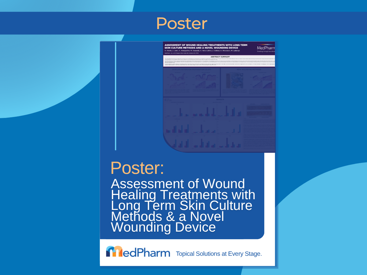Assessment of Wound Healing Treatments with Long Term Skin Culture Methods & a Novel Wounding Device