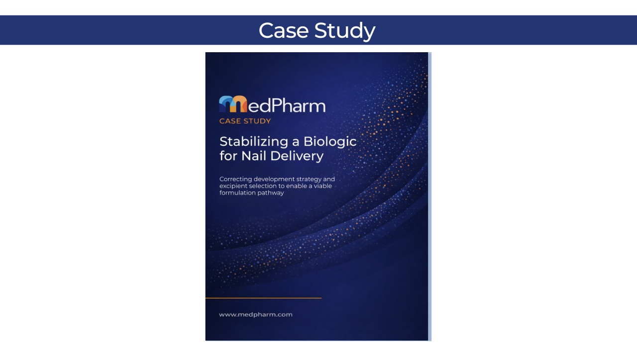 Stabilizing a Biologic for Nail Delivery
