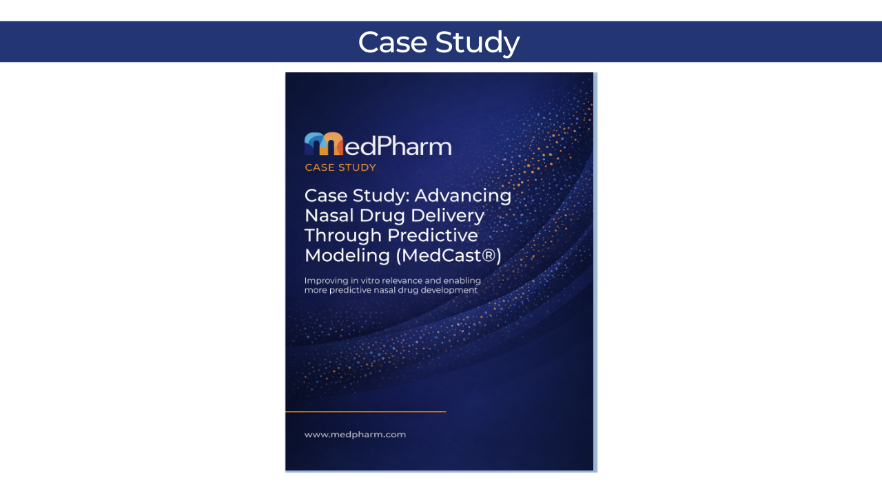 Advancing Nasal Drug Delivery Through Predictive Modeling (MedCast®)