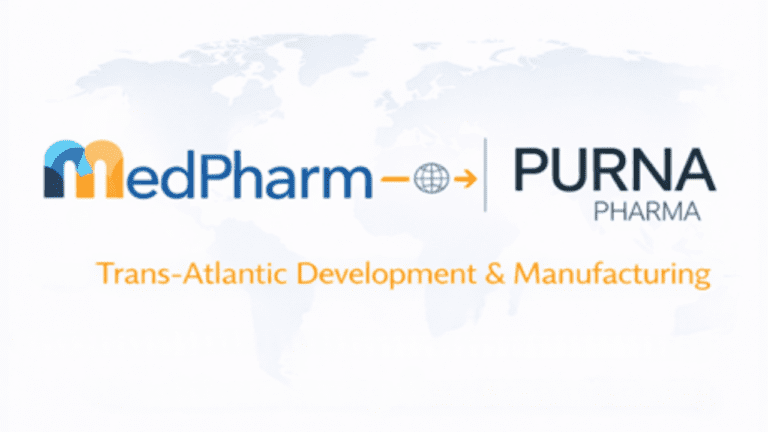 Purna and MedPharm to Establish Trans-Atlantic Partnership to Serve Global Clients
